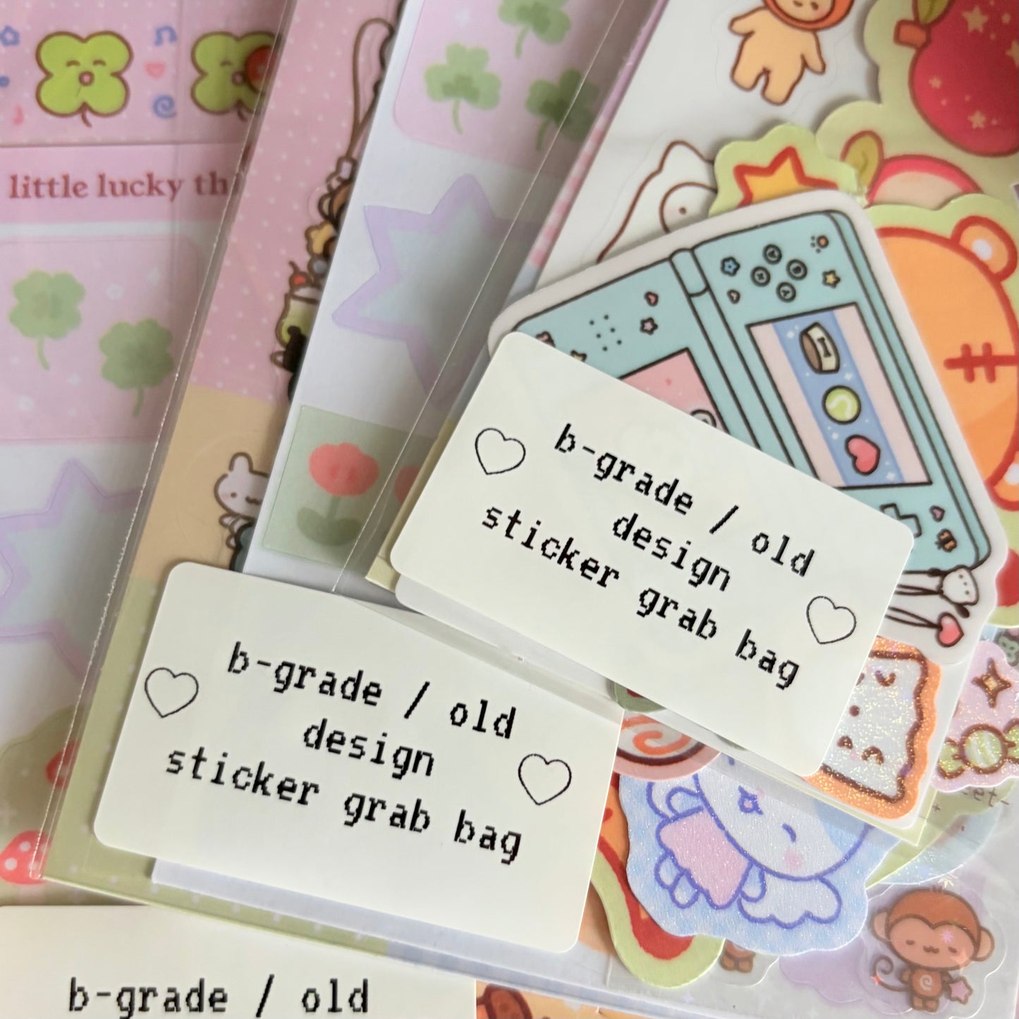 B-grade / Old Design Sticker Grab Bag
