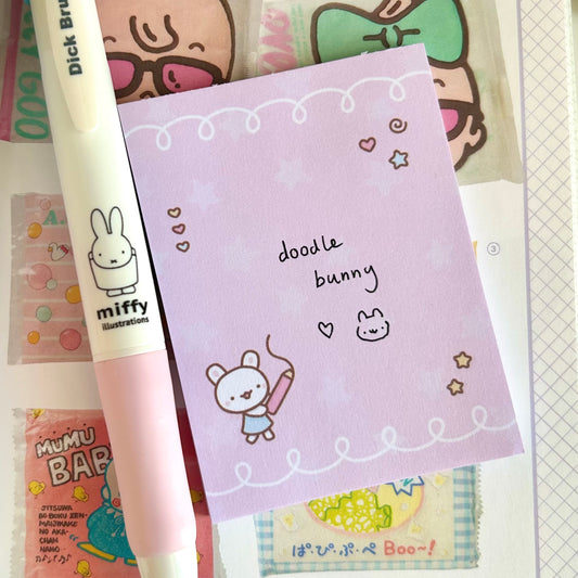Doodle Bun Memo Pad