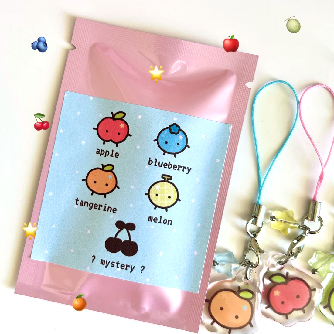 Fruit Guys Phone Charm Blind Bags