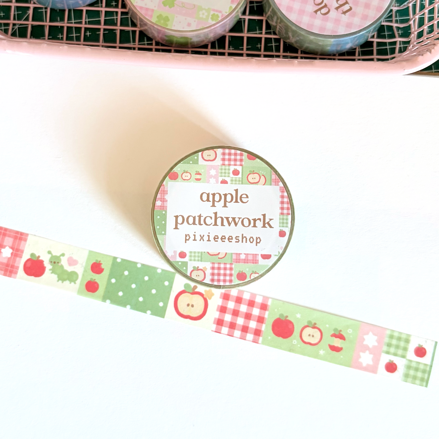 Apple Patchwork Washi Tape