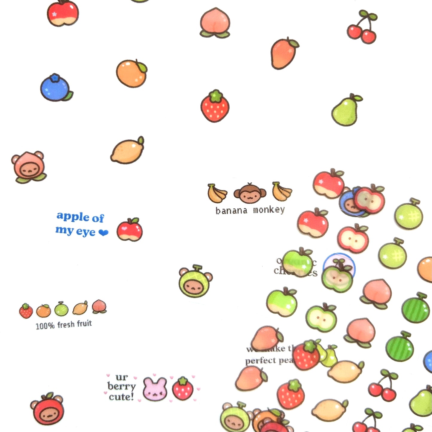 Fruit Squares Sticker Sheet