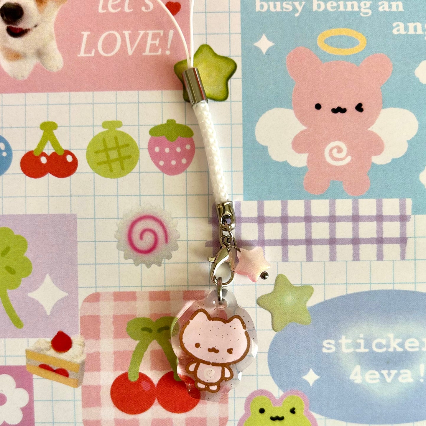 Pink Kitty Charm