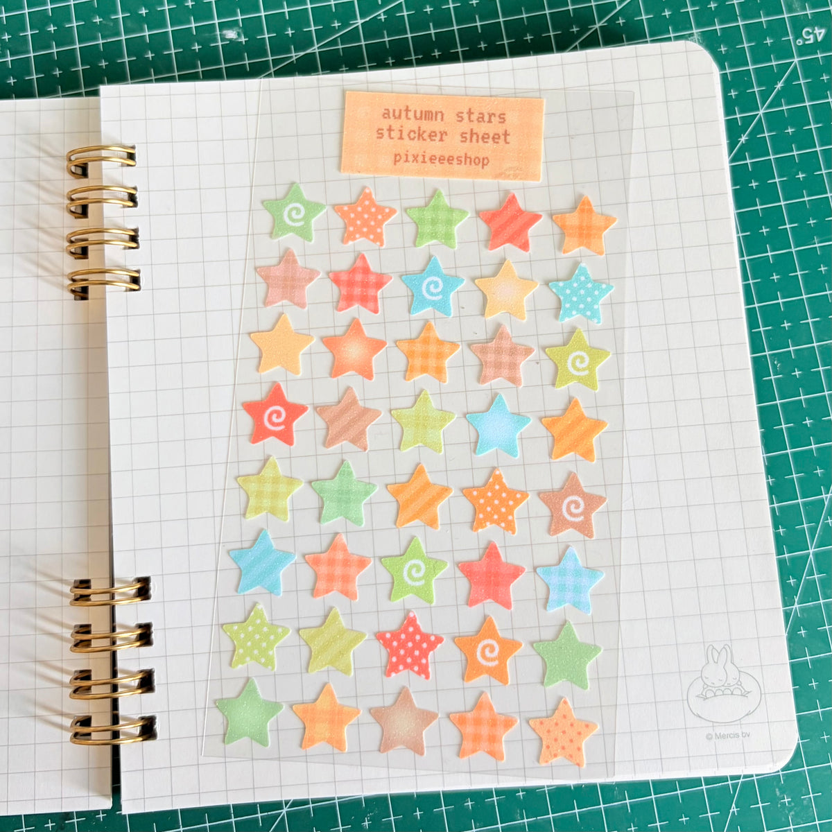 Autumn Stars Sticker Sheet