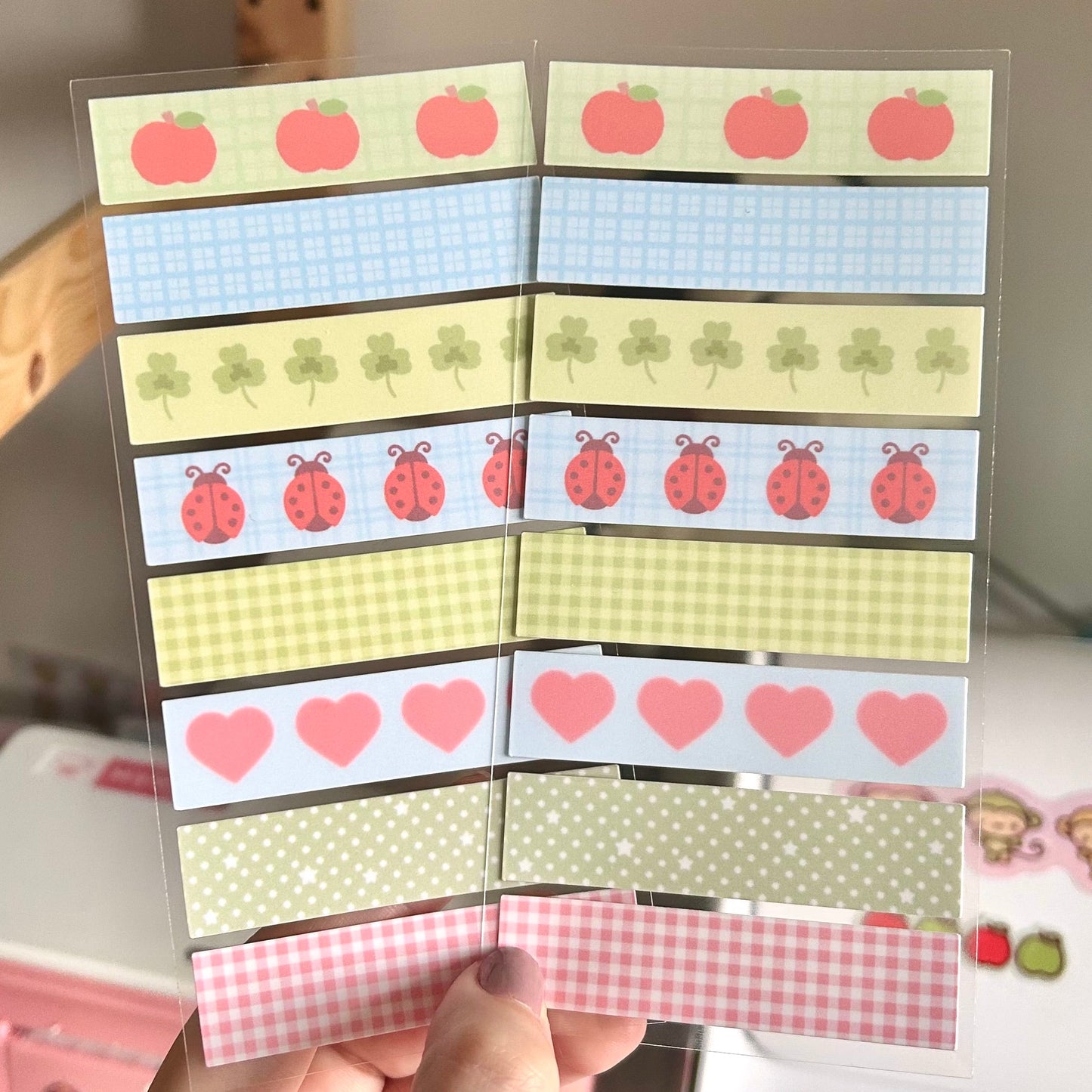 Washi Tape Stickers -Apple
