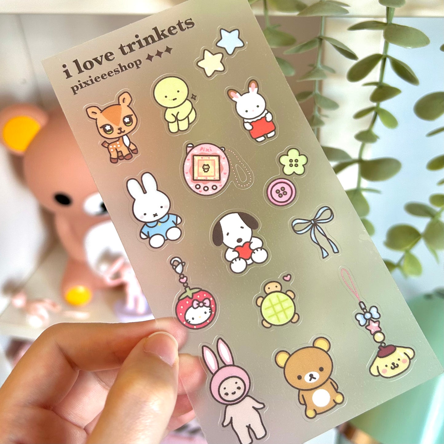 I Love Trinkets Sticker Sheet
