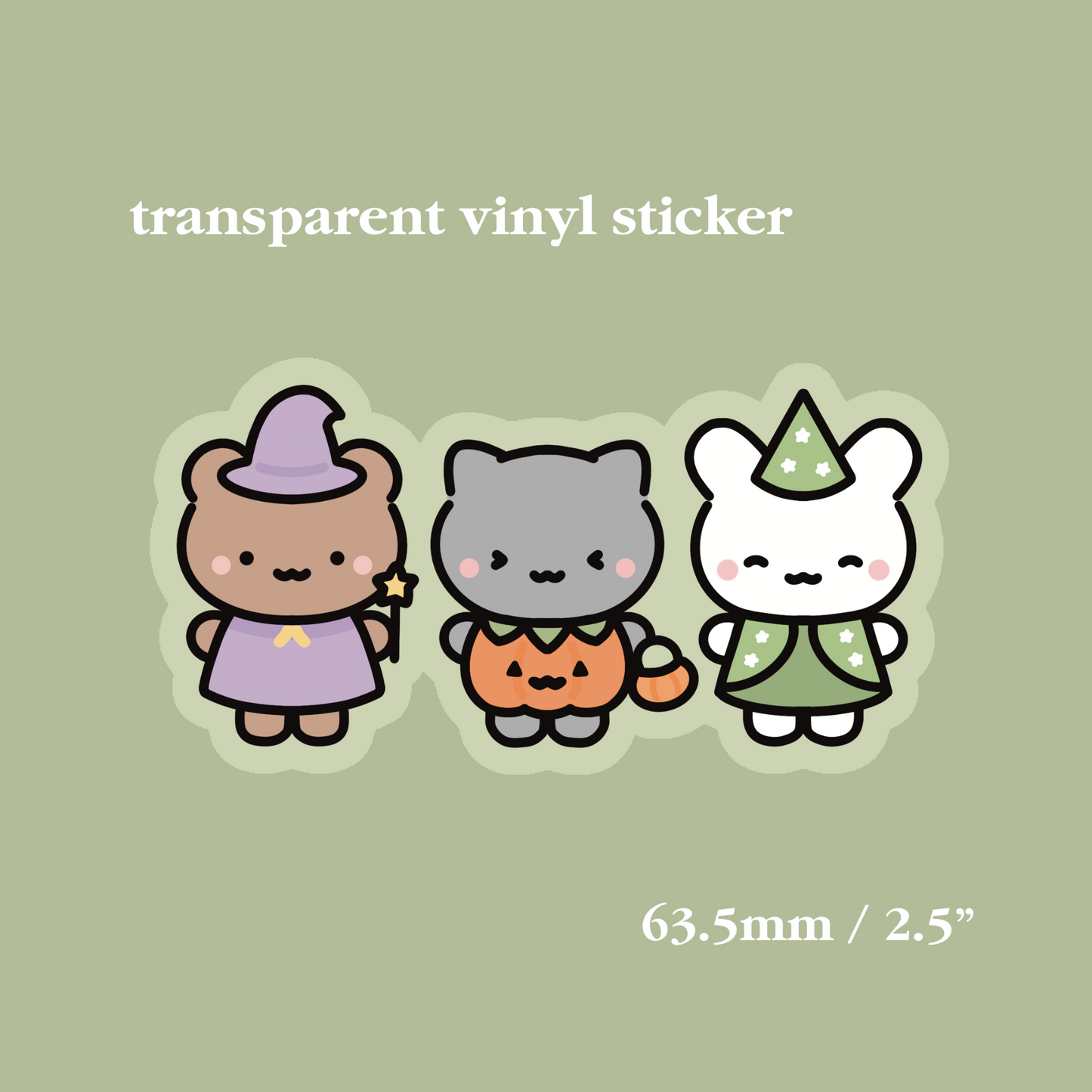 Halloween Costume Babies Sticker