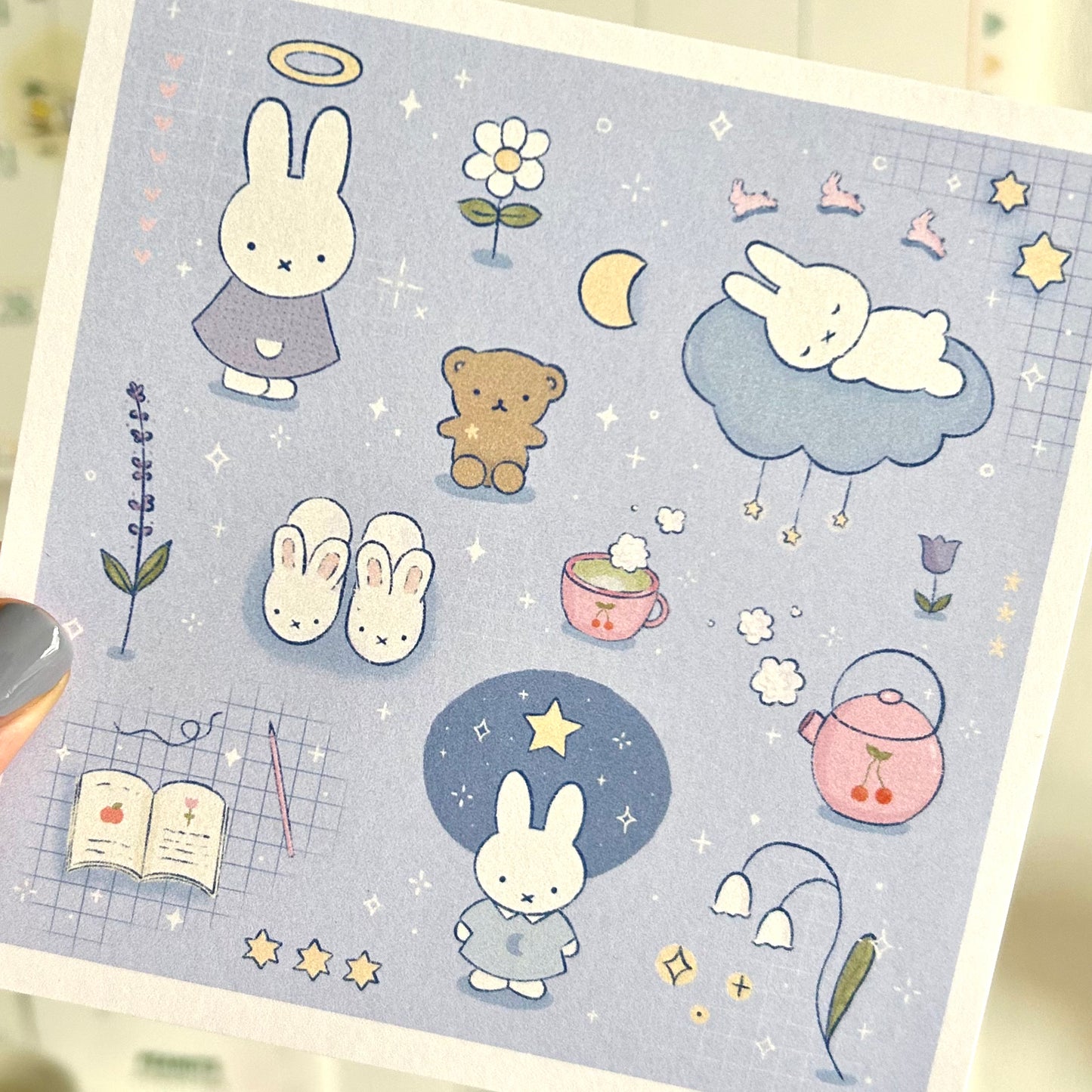 ‘Sleepy Miffy’ Art Print