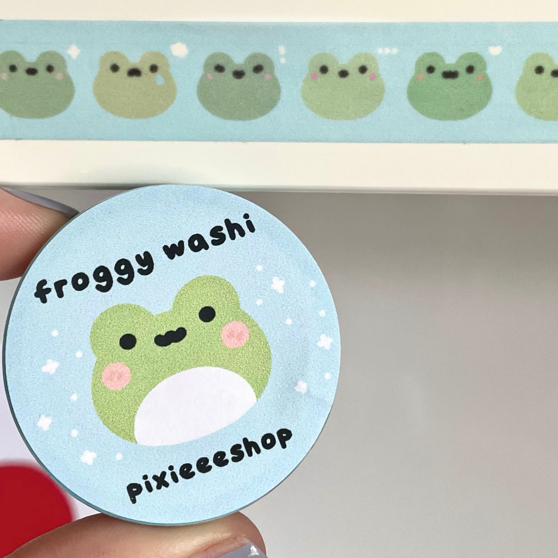 cute froggy Washi Tape - Dreamchaserart