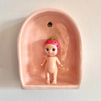 Pink Ceramic Shelf - B-Grade