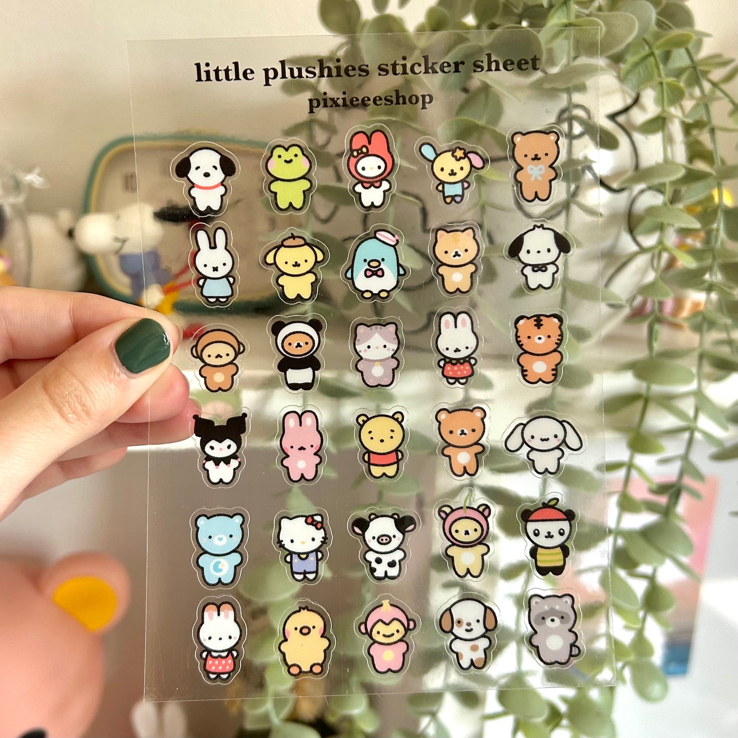 Little Plushies Sticker Sheet