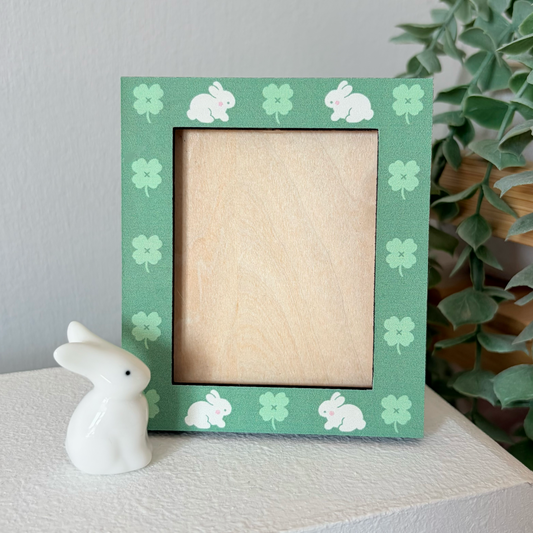 Lucky Bun Wooden Picture Frame