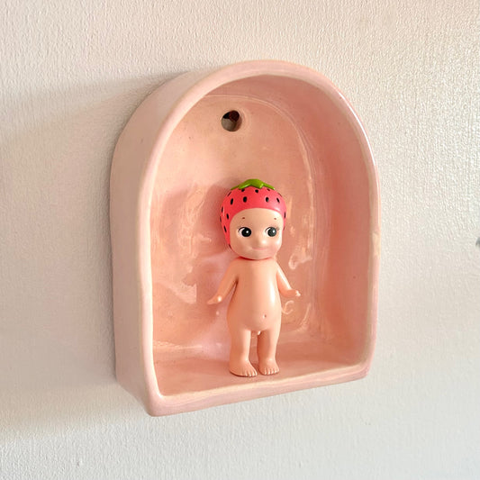 Pink Ceramic Shelf - B-Grade