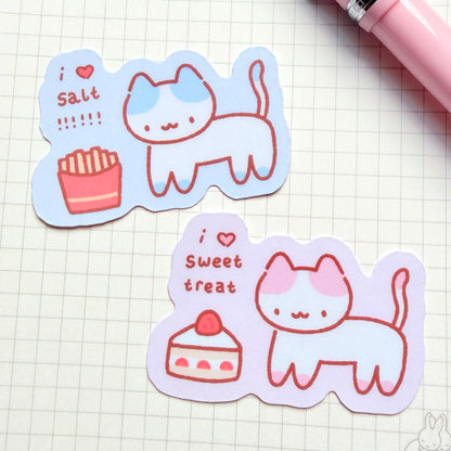 I Love Sweet Treat / Salt Sticker