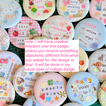 Custom Collage Badge