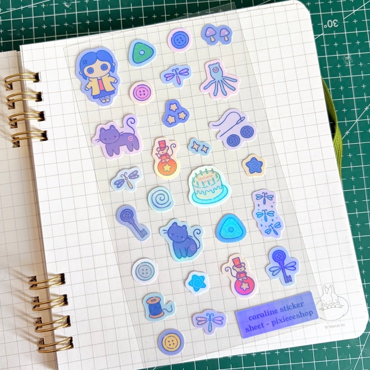 Coraline Holo Sticker Sheet