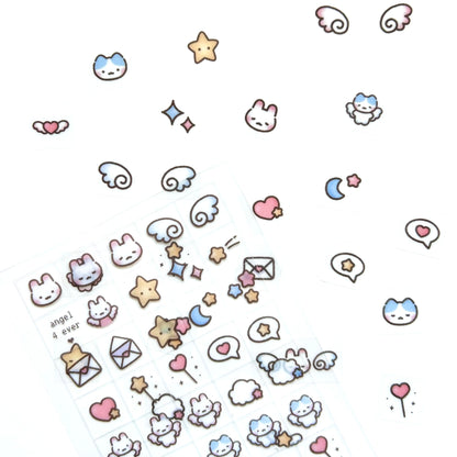 Angel Squares Sticker Sheet