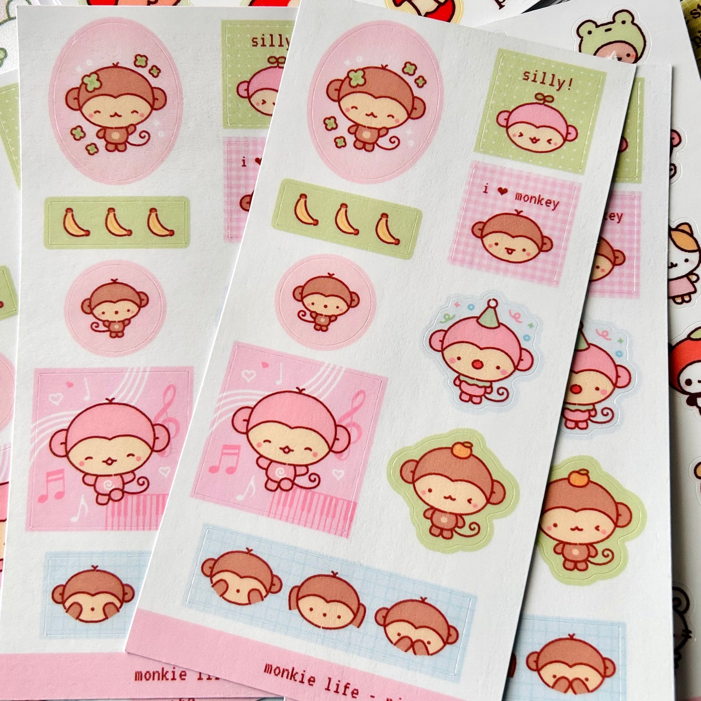 Monkie Life Sticker Sheet