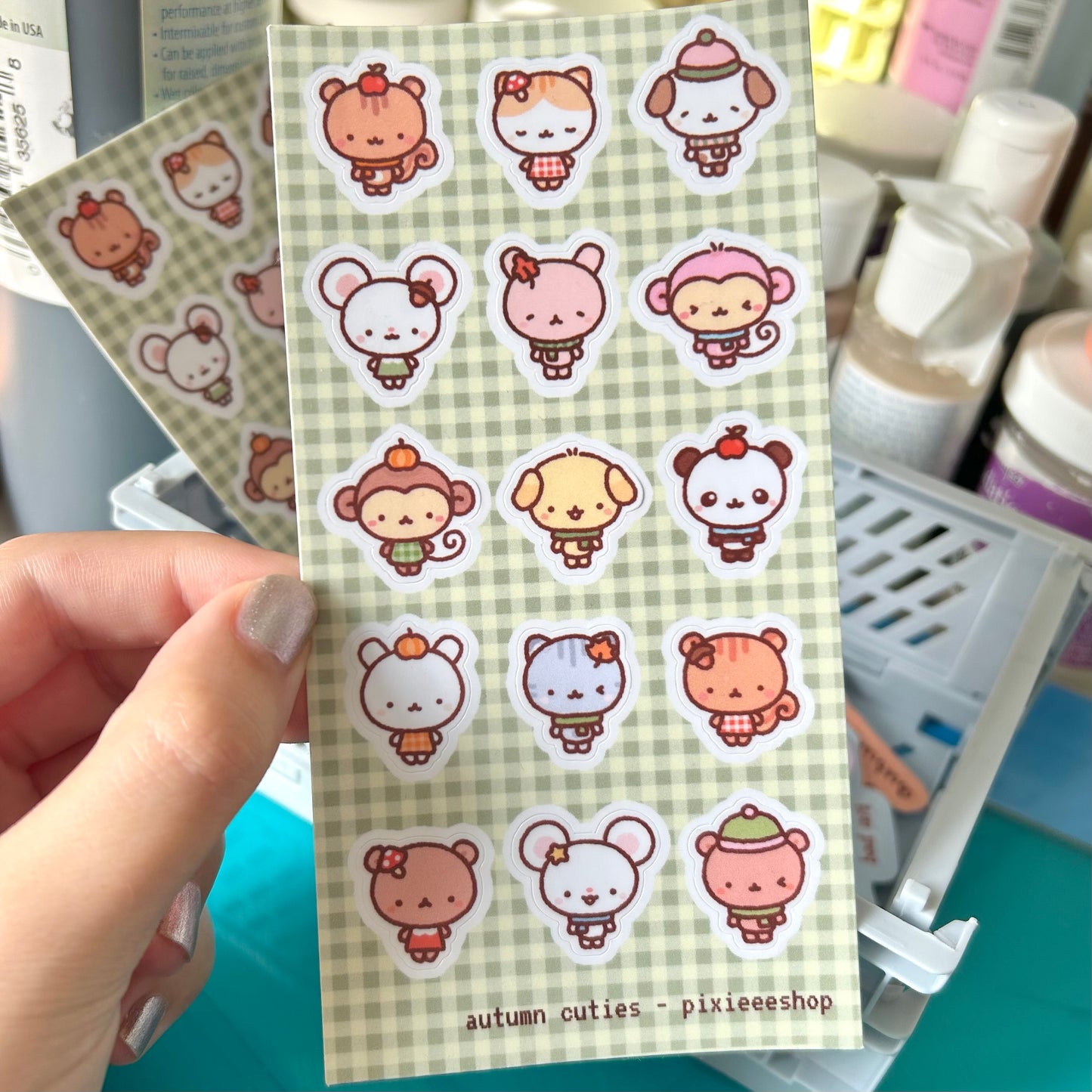 Autumn Cuties Sticker Sheet