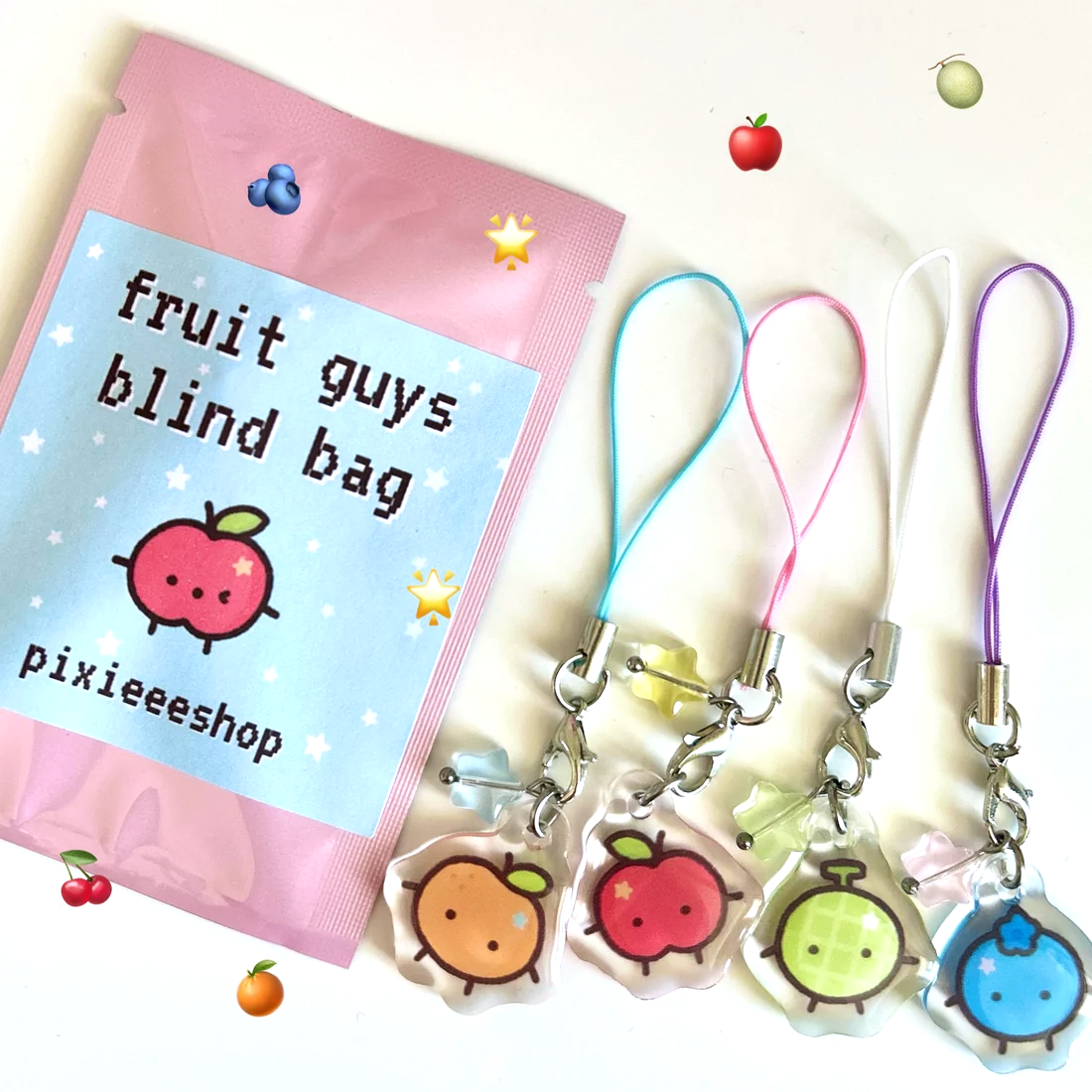 Fruit Guys Phone Charm Blind Bags