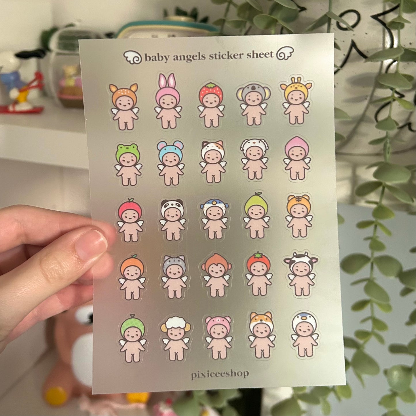 Baby Angels Matte Sticker Sheet