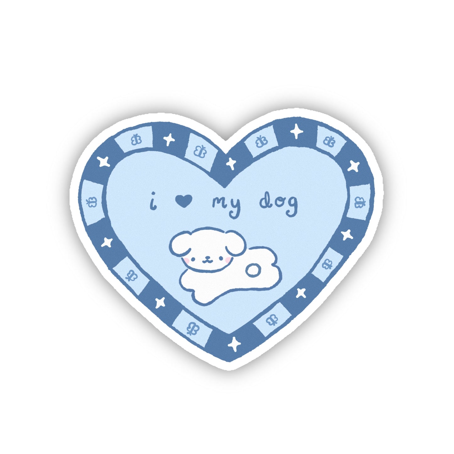 ‘I Love my Dog’ Sticker