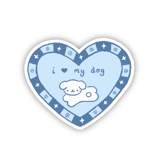 ‘I Love my Dog’ Sticker