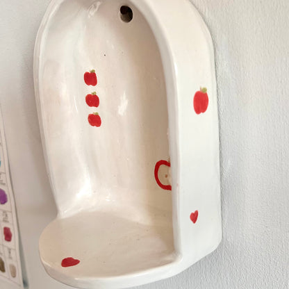Apple Ceramic Shelf - B-Grade