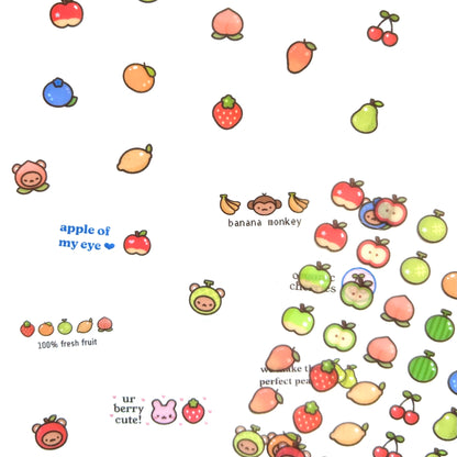 Fruit Squares Sticker Sheet