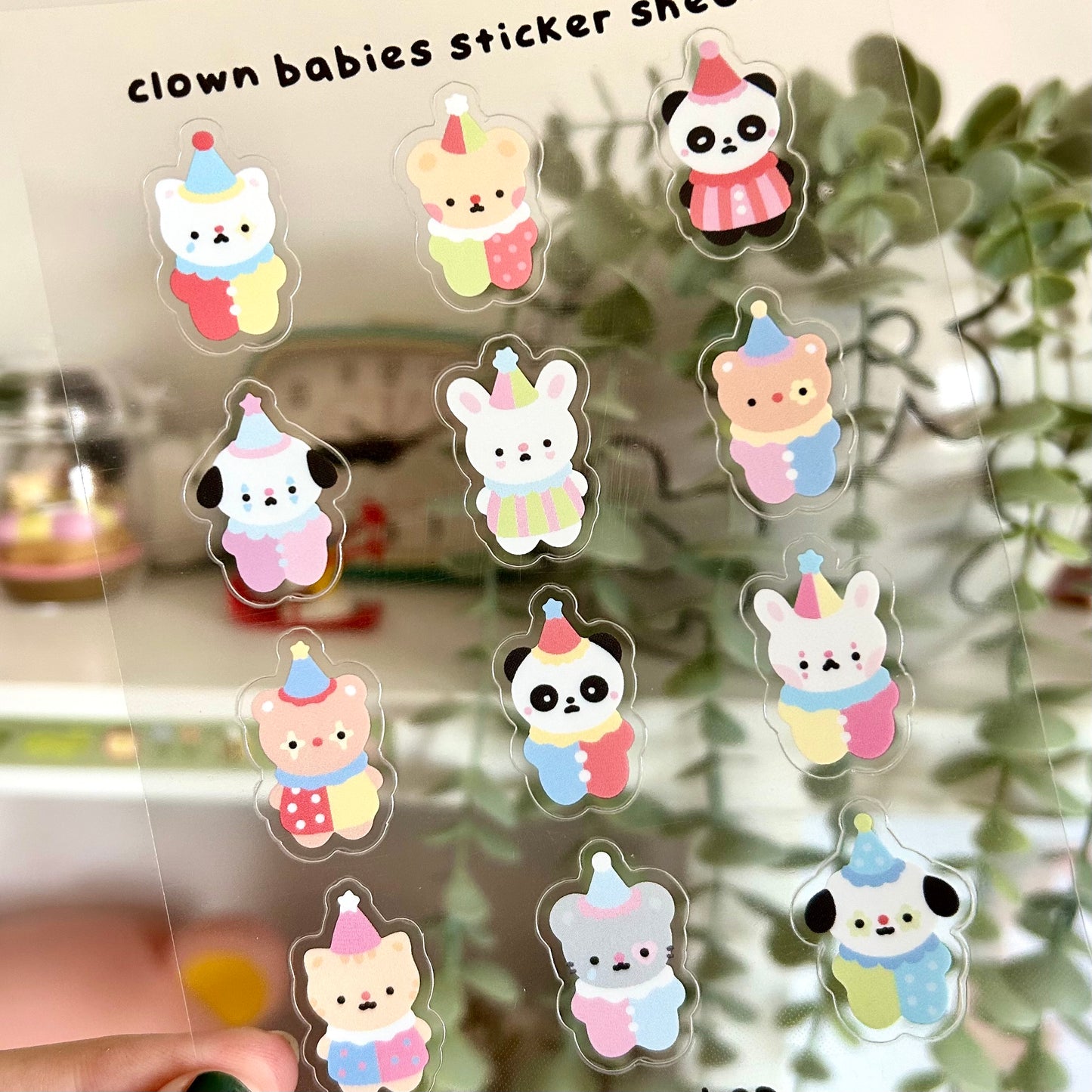 Clown Babies Sticker Sheet