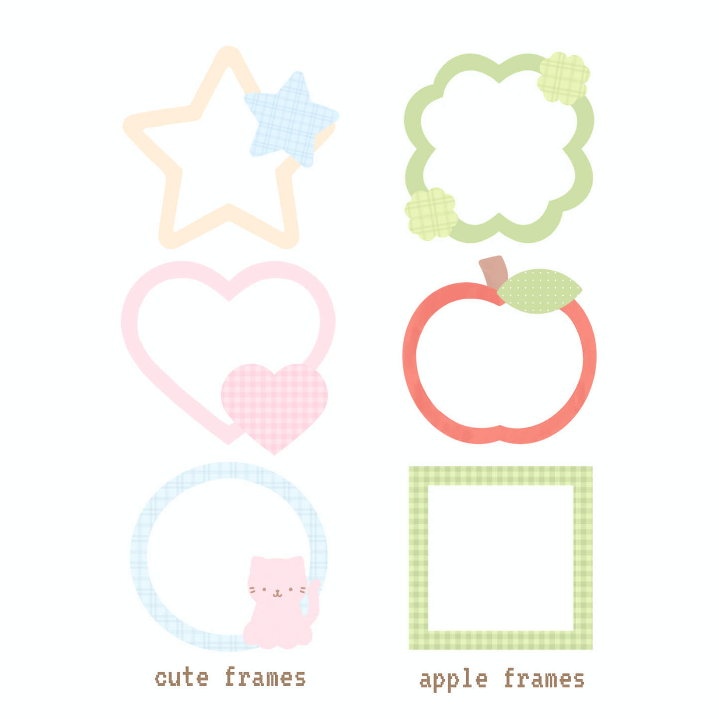 Photo Frames Sticker Sheet