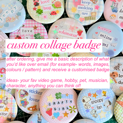 Custom Collage Badge