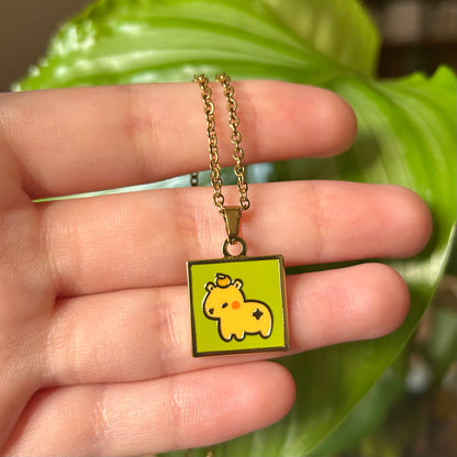 Capy Pendant- Gold or Silver