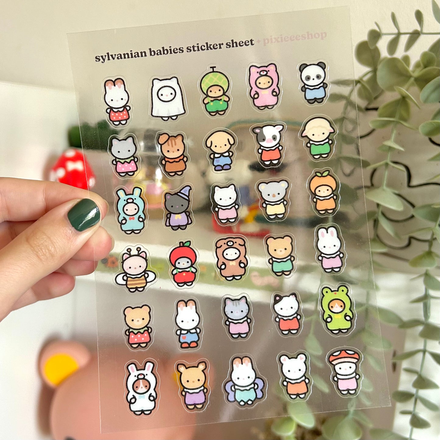 Sylvanian Sticker Sheet