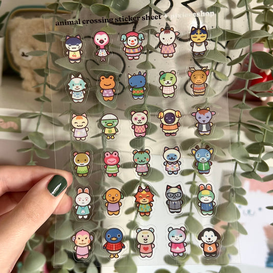 Animal Crossing Villager Sticker Sheet #1