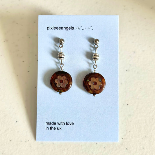Flower Coin Earrings✧･ﾟ: *