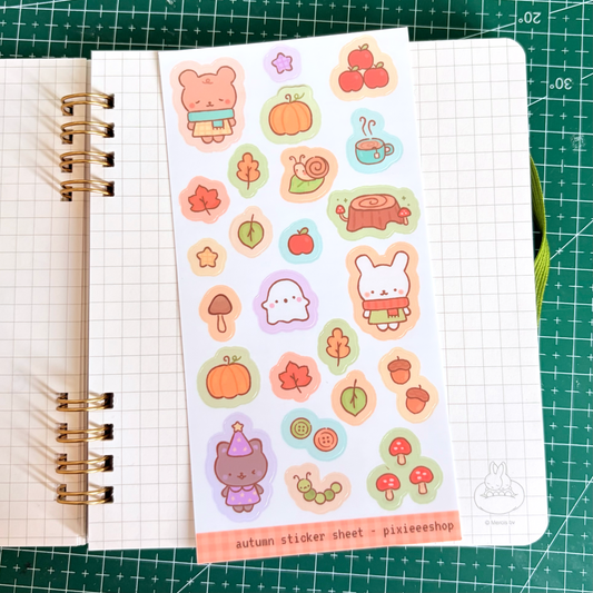 Autumn Things Sticker Sheet