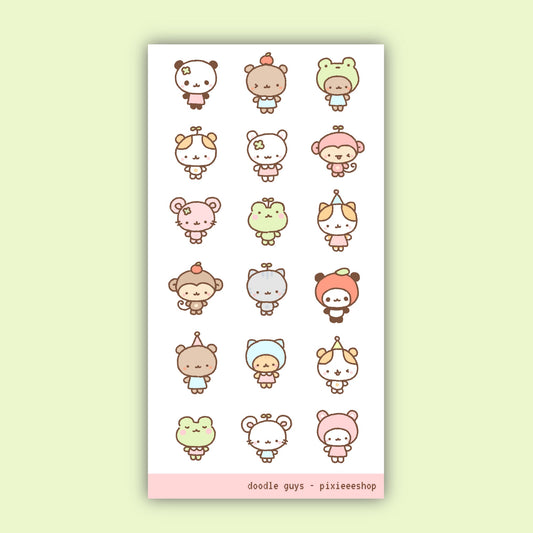 Doodle Guys Sticker Sheet
