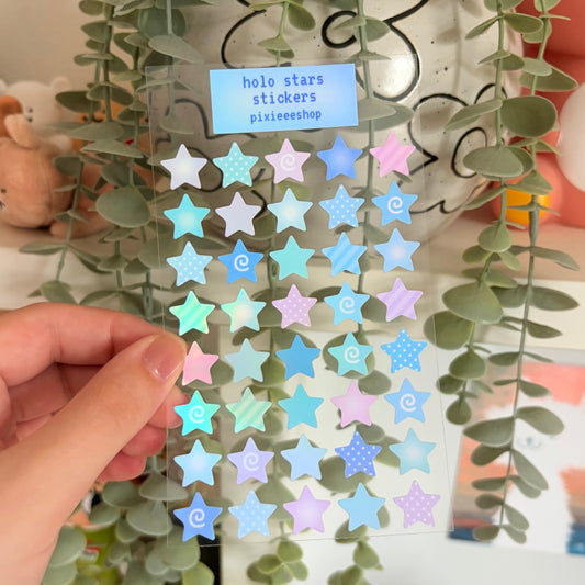 Holo Stars Sticker Sheet