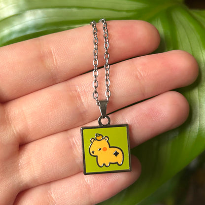 Capy Pendant- Gold or Silver