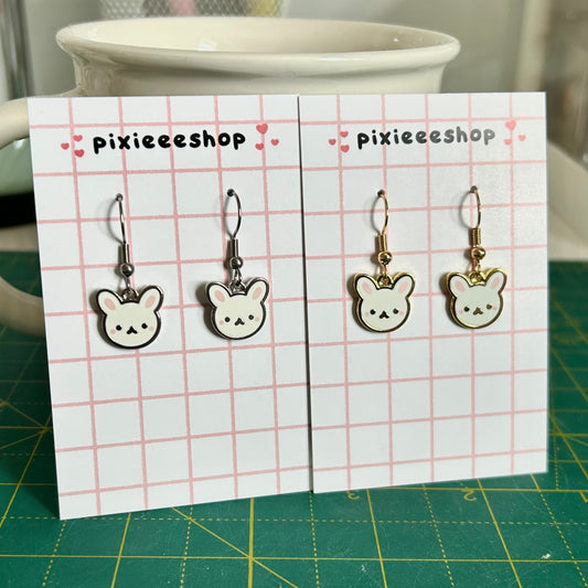 Bunny Earrings - Gold or Silver