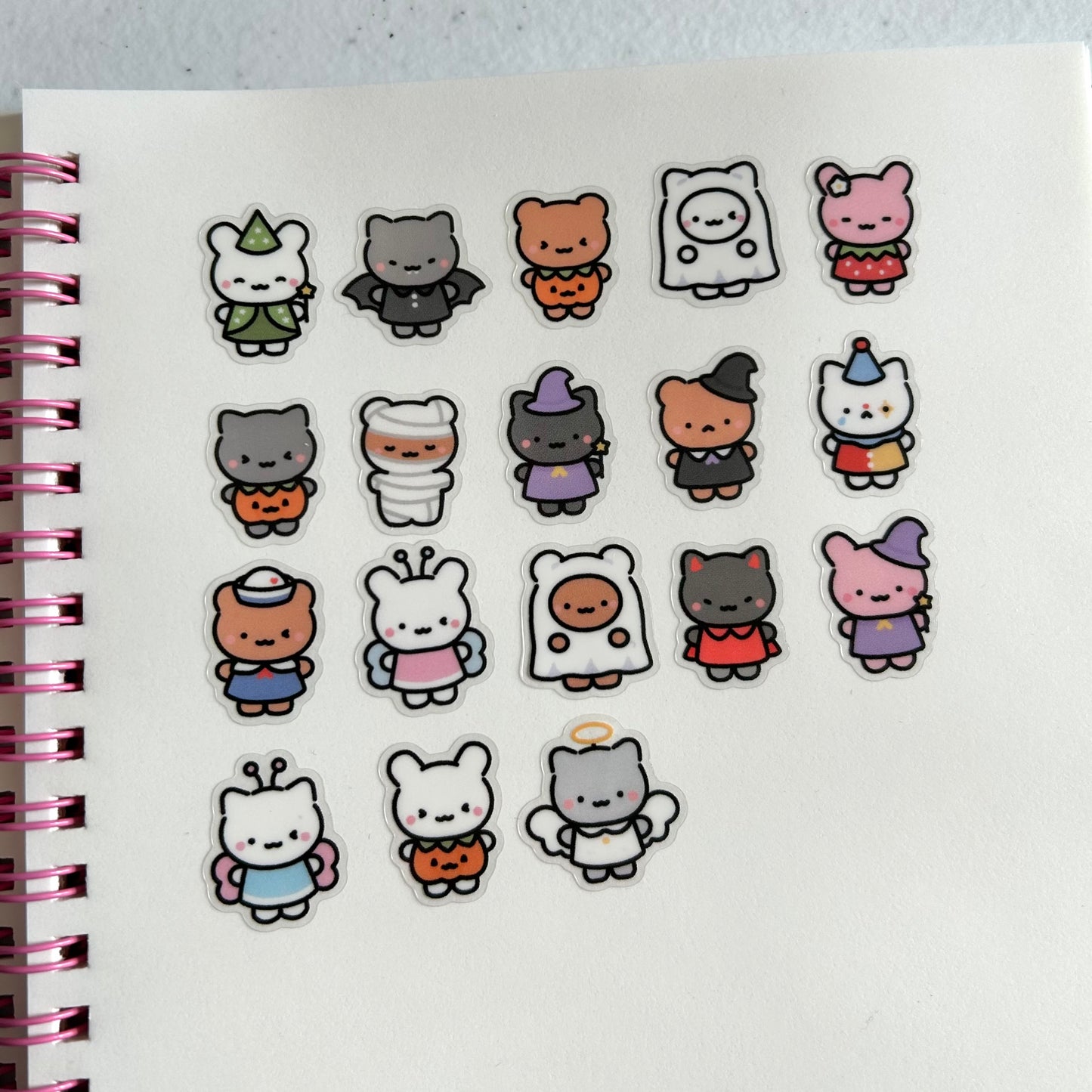 Halloween Costume Cuties Sticker Sheet