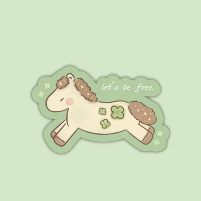 Lucky Horse 2026 Sticker
