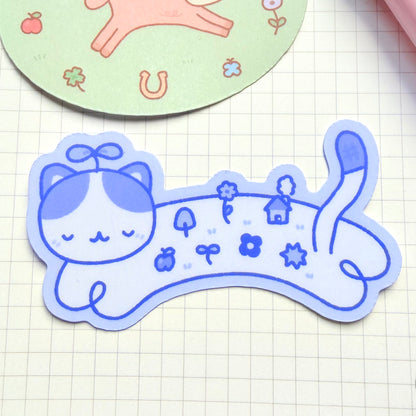 Long Cat Sticker