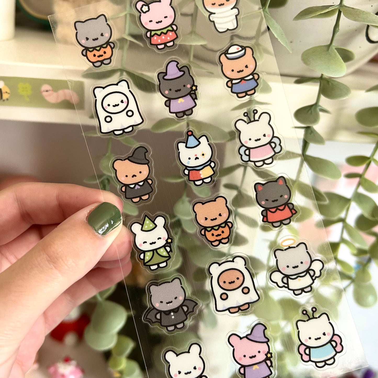 Halloween Costume Cuties Sticker Sheet