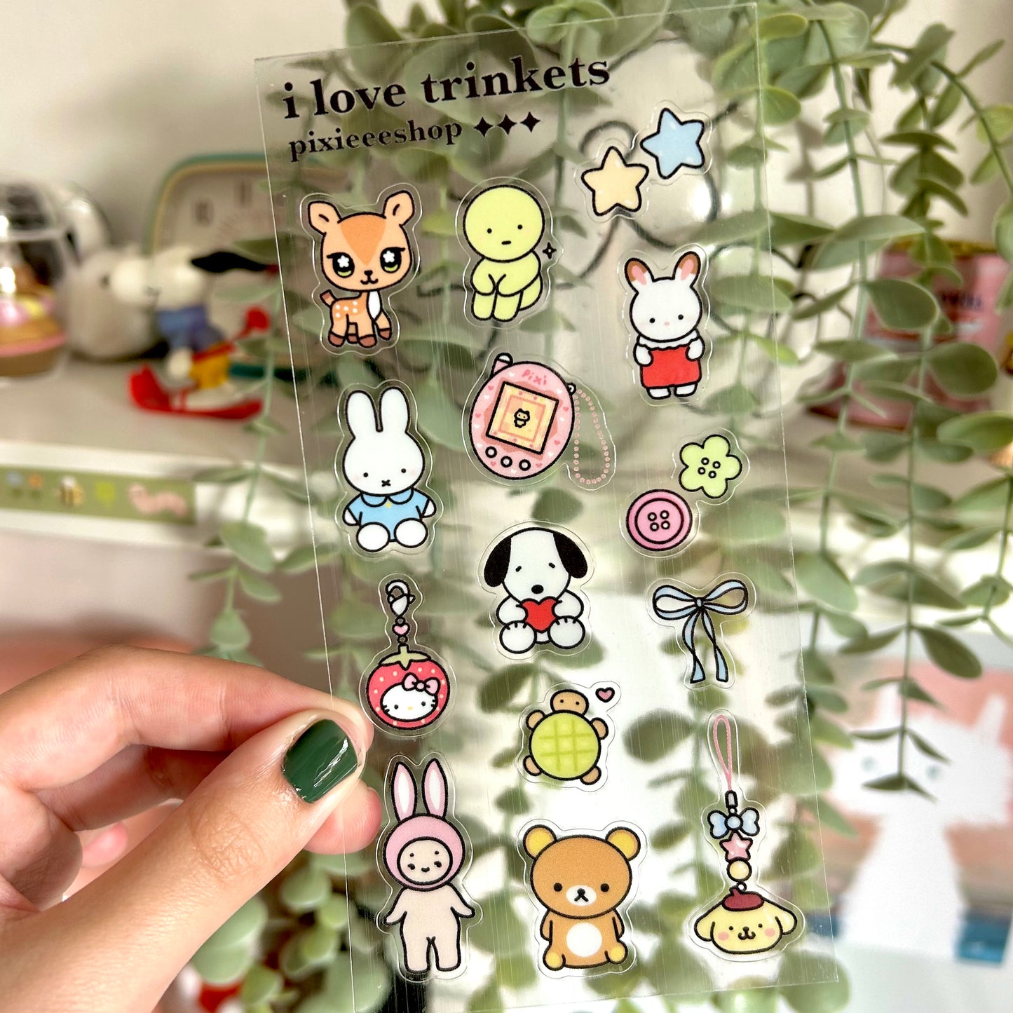 I Love Trinkets Sticker Sheet