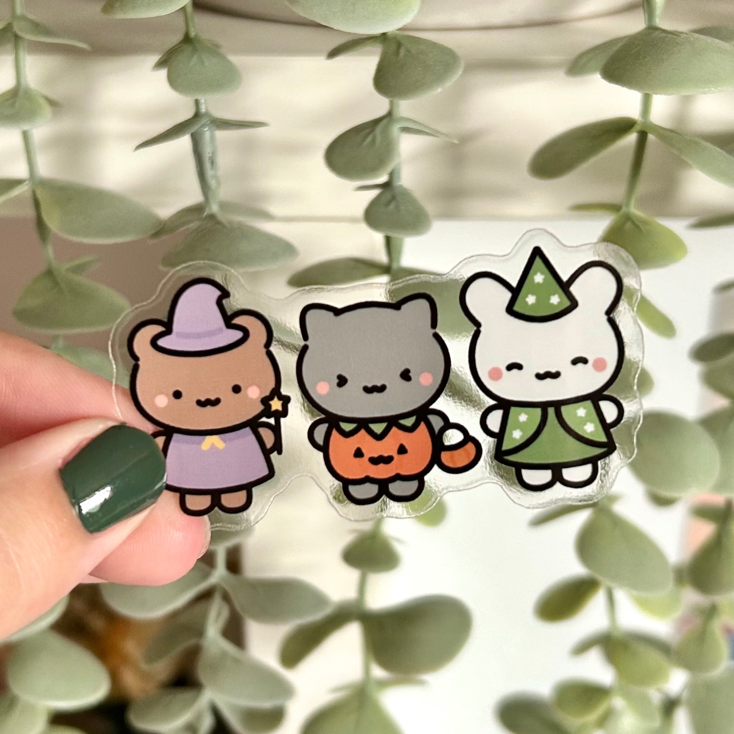 Halloween Costume Babies Sticker