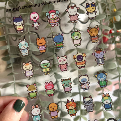 Animal Crossing Villager Sticker Sheet #1