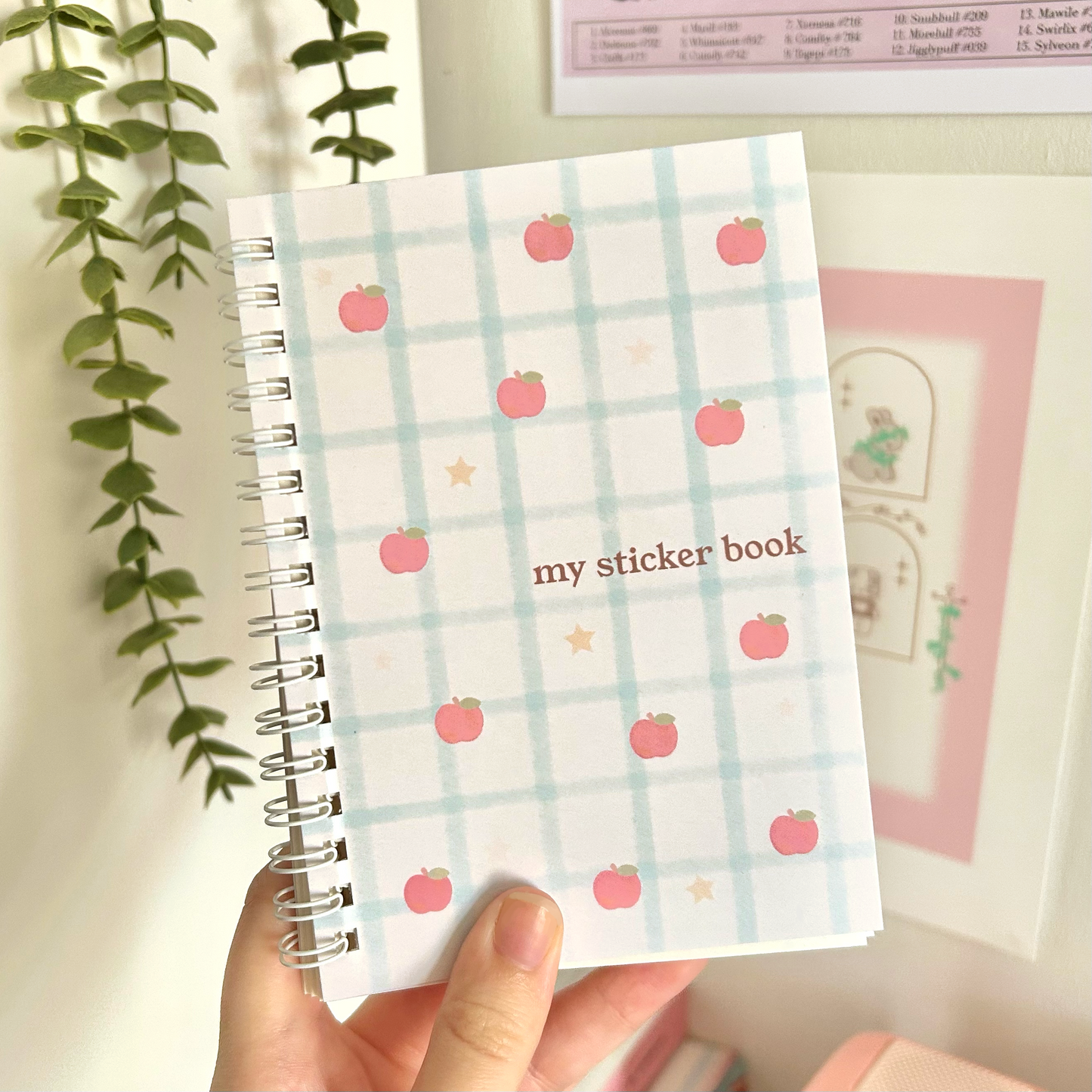 Apple Sticker Collection Book A6