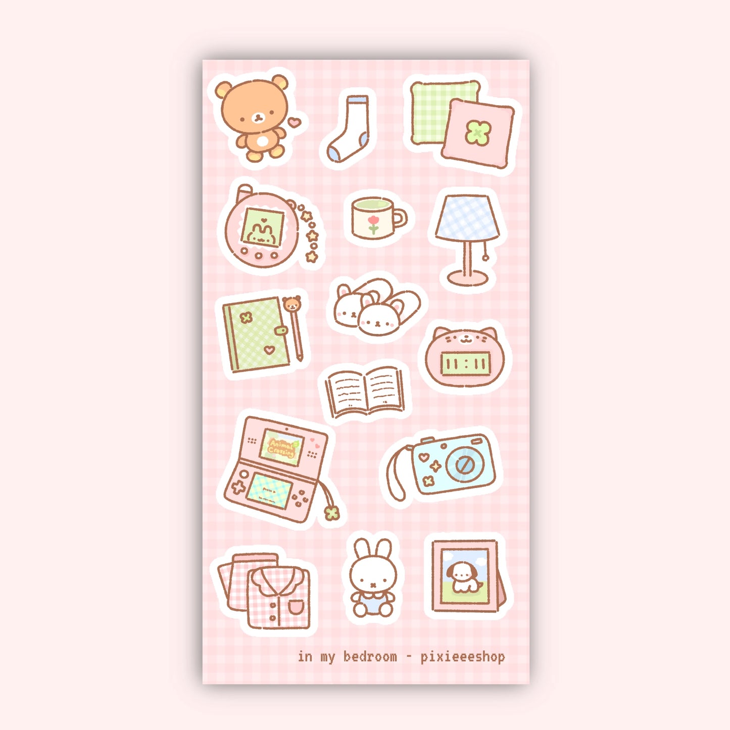In My Bedroom Sticker Sheet