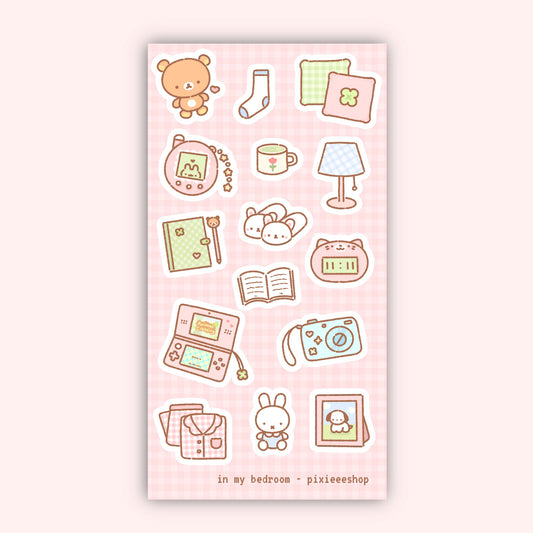In My Bedroom Sticker Sheet